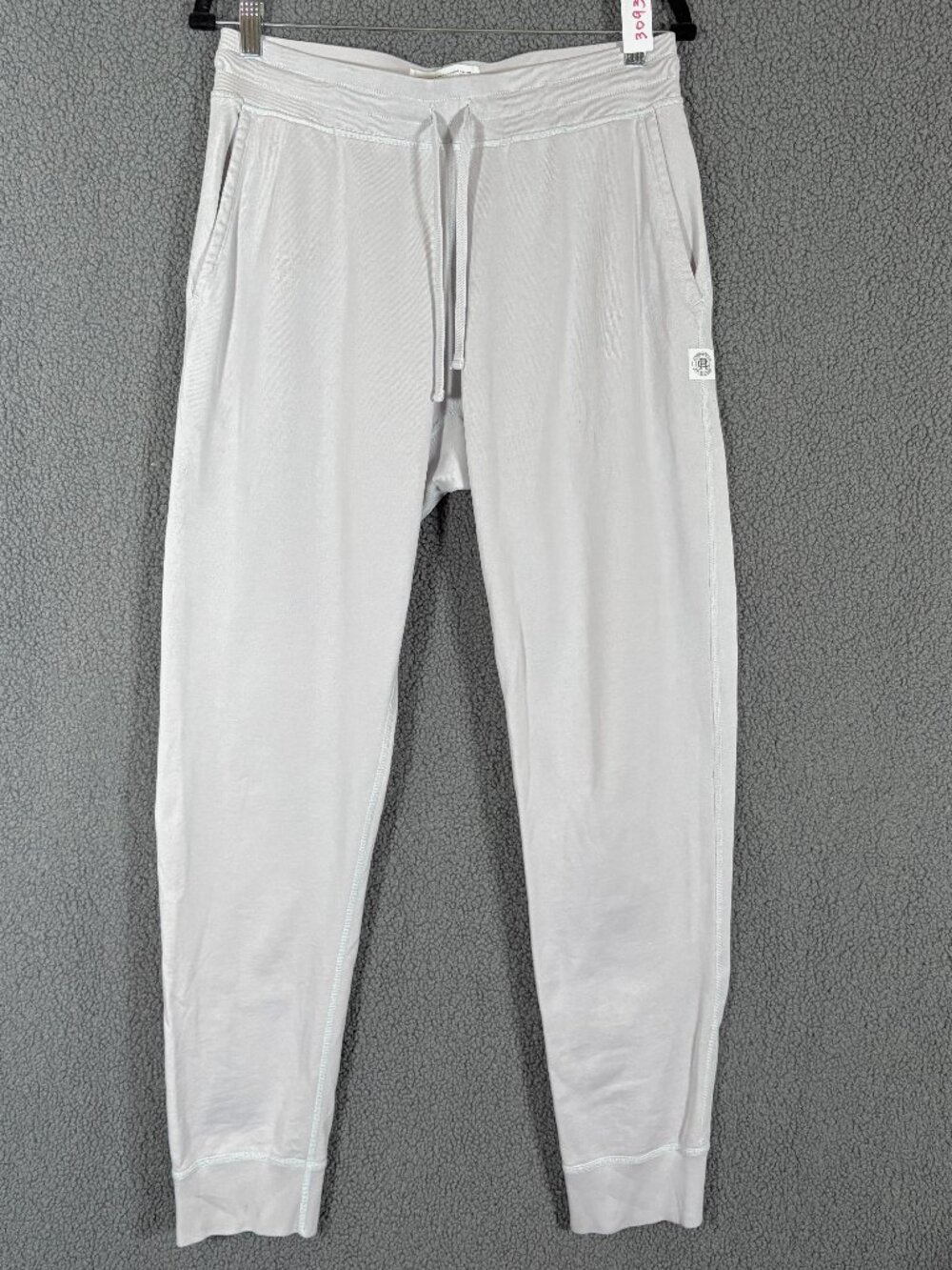 Reigning Champ Terry Cotton Slim Joggers Sweatpants - Men's Size M - Light Gray